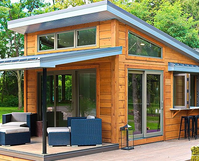 Solar Smart Hut relaxed living Venturi Effect passive cooling container home